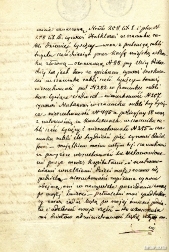 Jakub Lewin Szenwic's testament (source: State Archives in Płock, Kancelaria notariusza Wawrzyńca Janczewskiego w Płocku, ref. no. 259/1864)